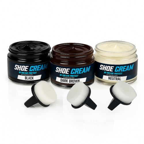 Shoe cream for leather shoes - cream,