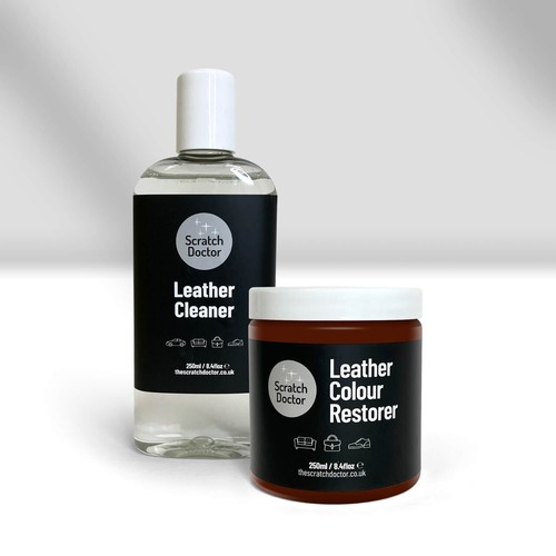 Medium brown leather cleaner - leather,
