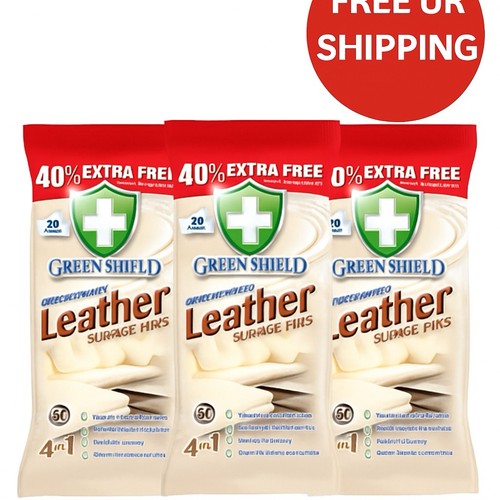 Green shield leather surface - shield,