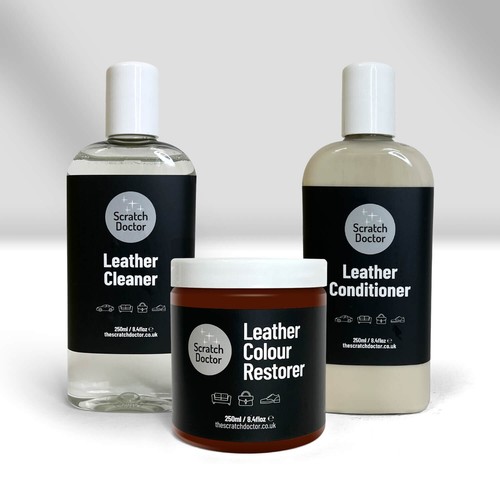 Medium brown leather cleaner - leather,