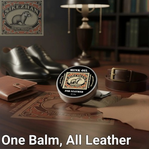 Mink oil leather - mink,