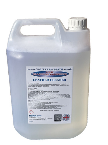 Litre leather cleaner cleans - 5,
