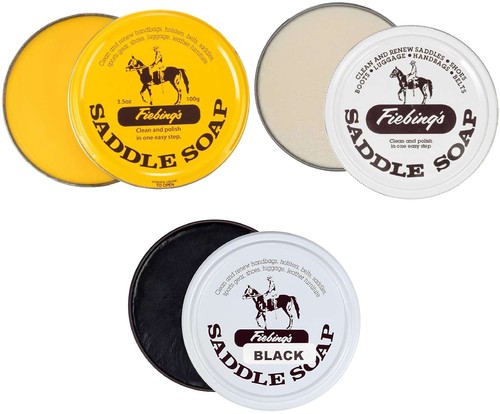 Fiebings leather saddle - leather, soap