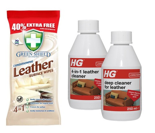 Leather cleaning and care kit - leather,