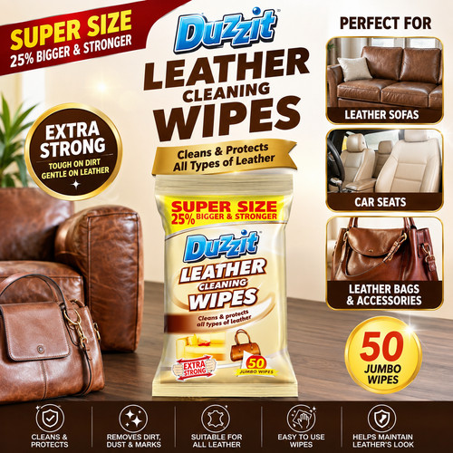 Duzzit leather cleaning - duzzit, wipes